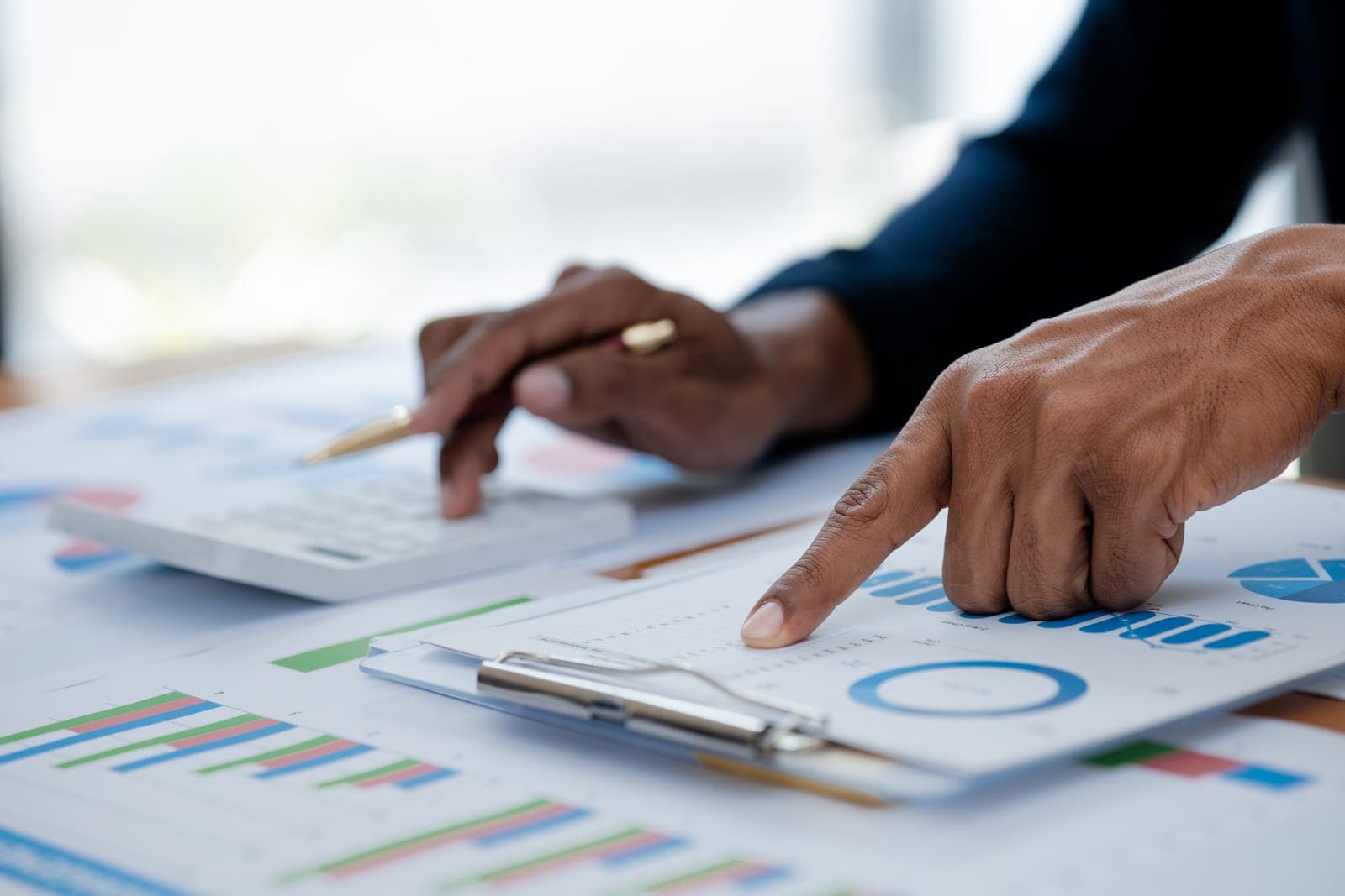 Analysing charts and graphs in the office